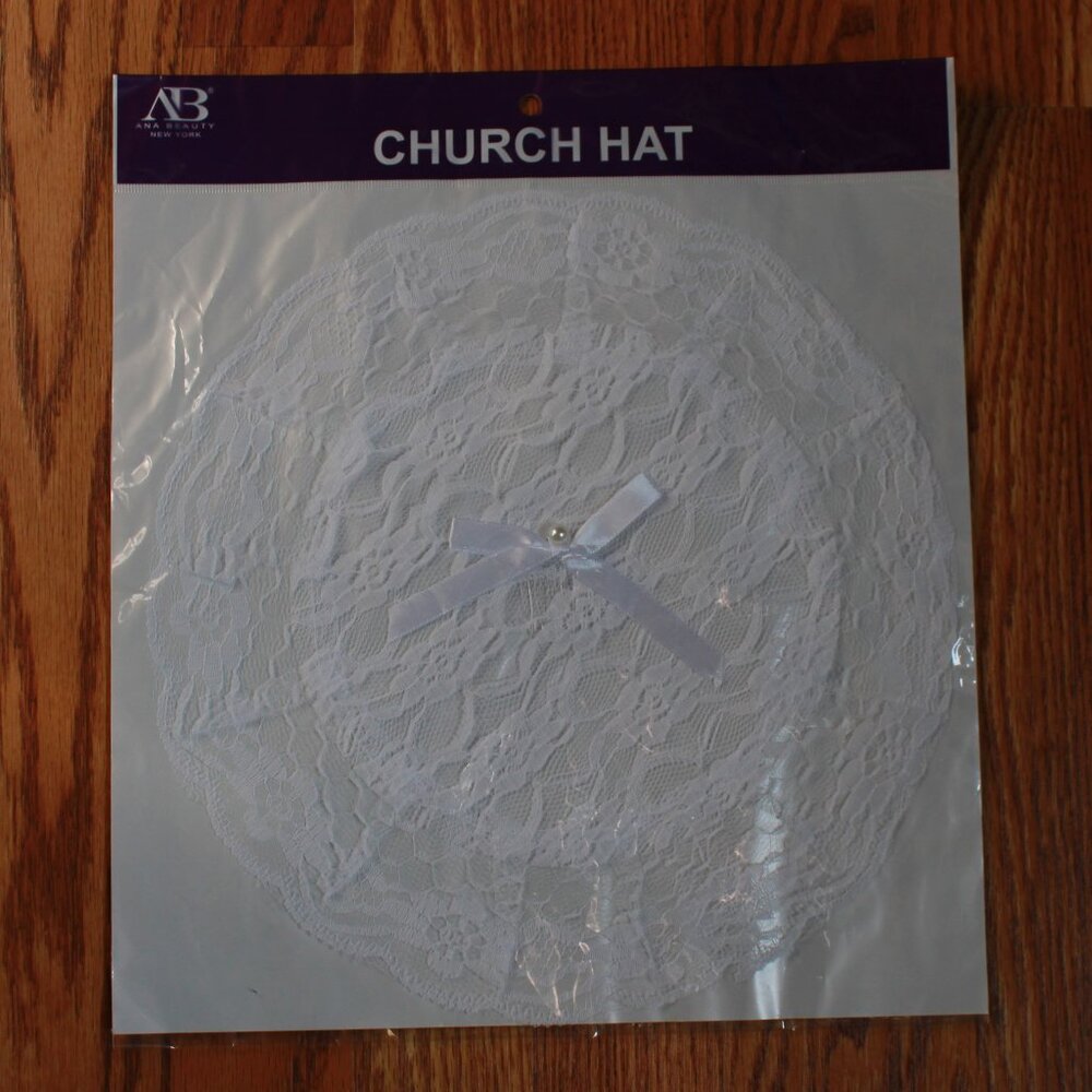 Ana Beauty Lace Accent Church Hat/Hair Accessories